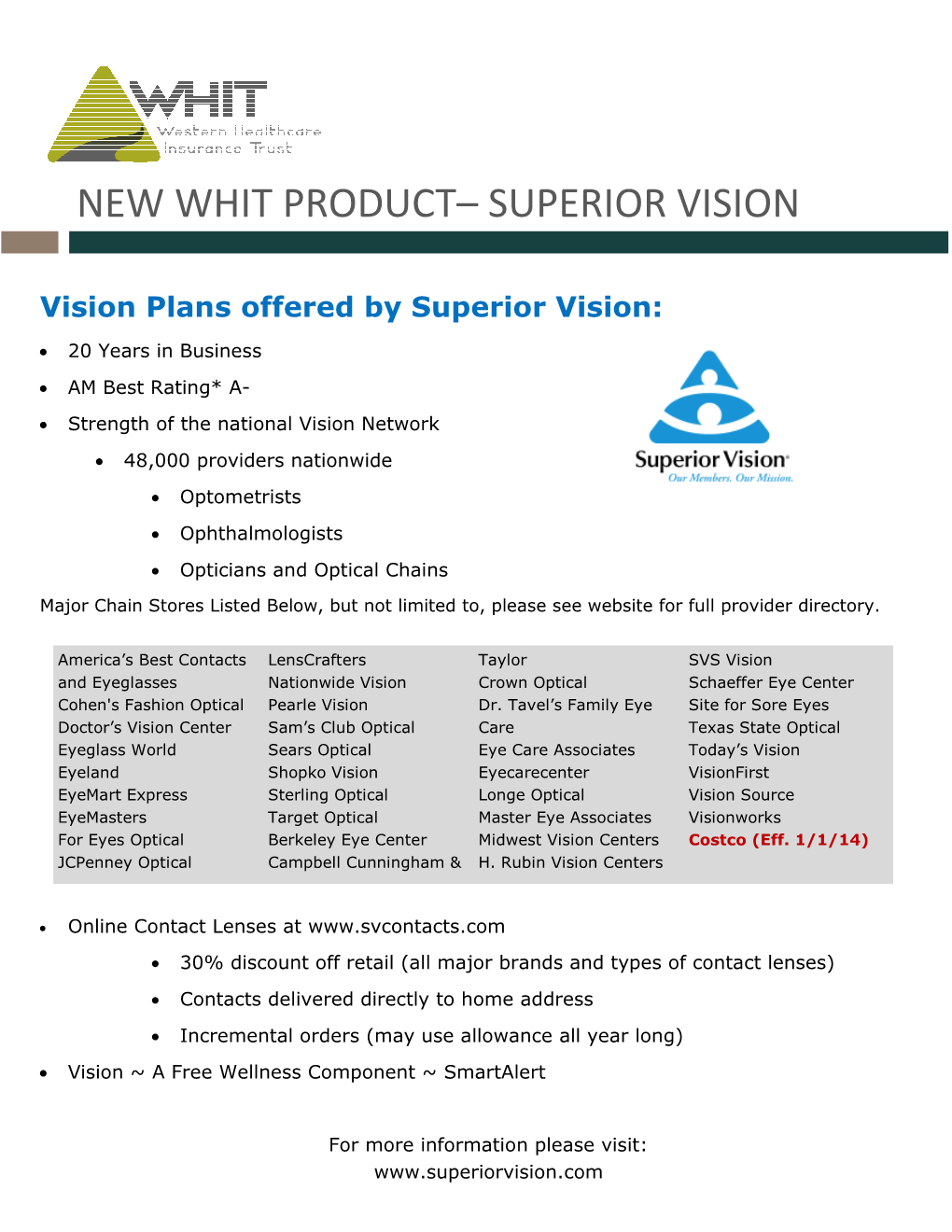 Superior Vision New Product Flyer.Pub