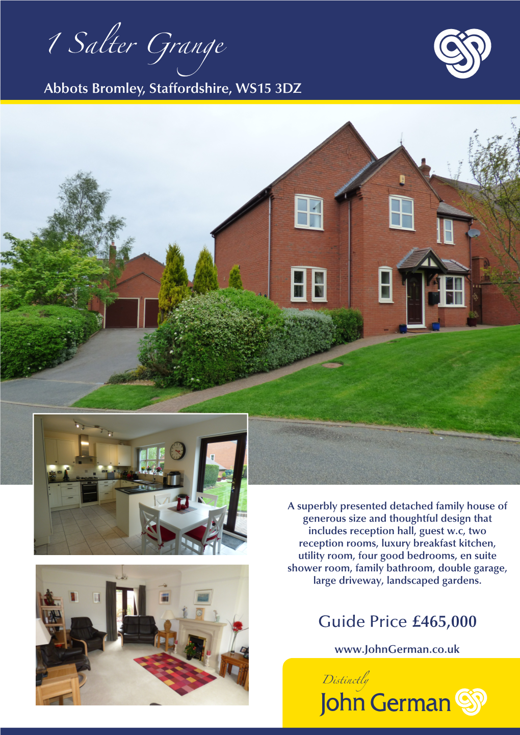 1 Salter Grange Abbots Bromley, Staffordshire, WS15 3DZ