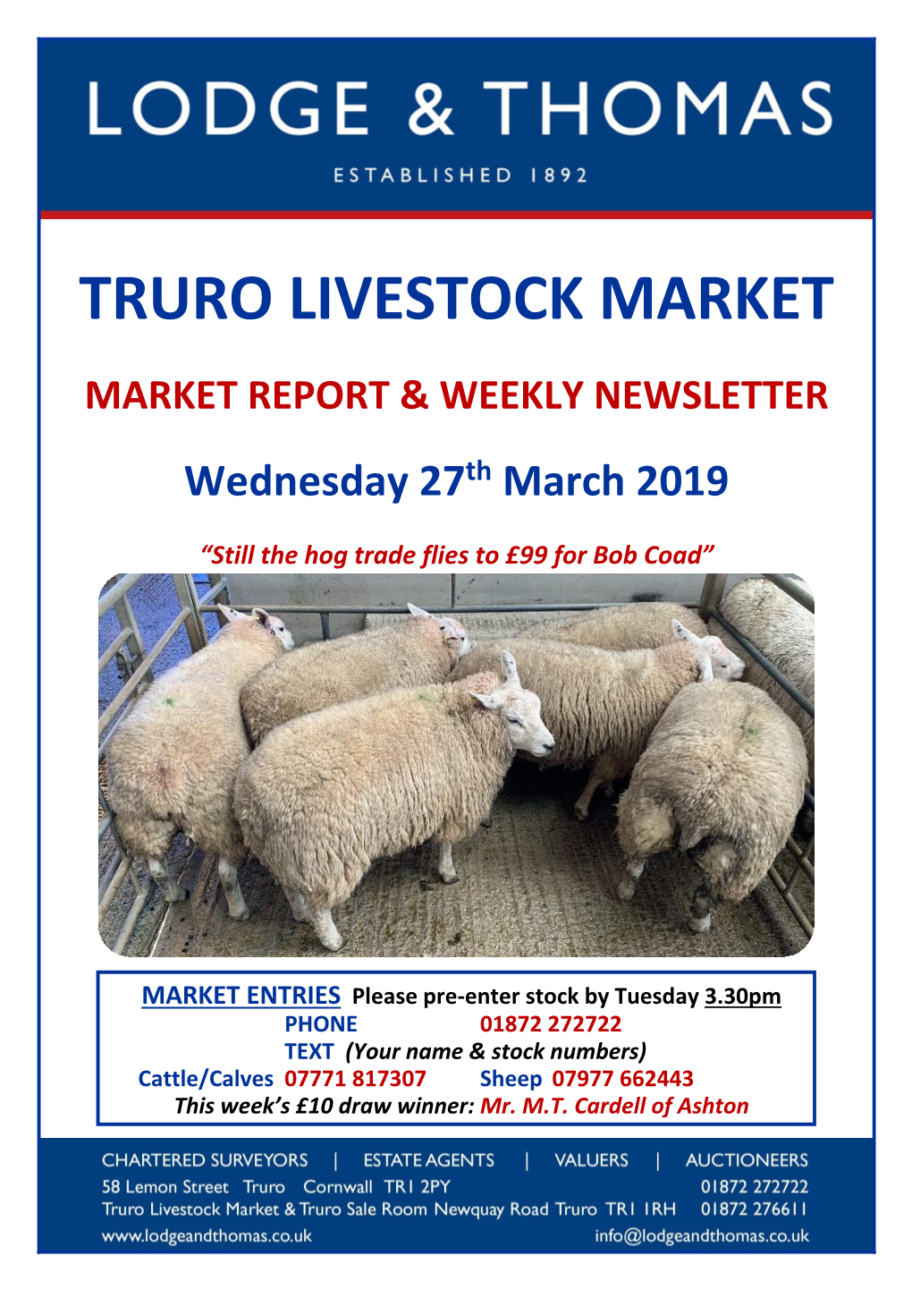 Truro Livestock Market