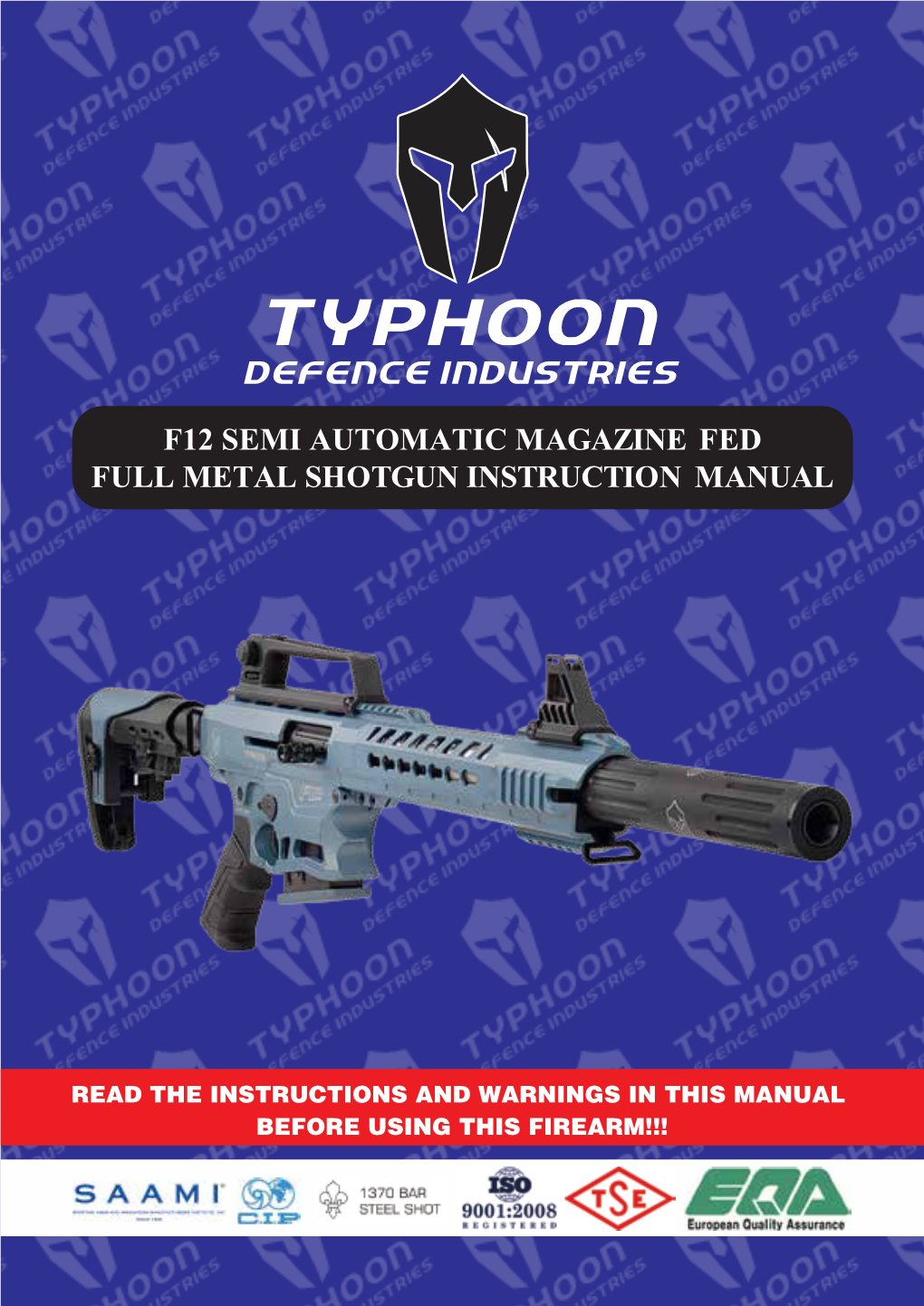 Typhoon F12 Owners Manual