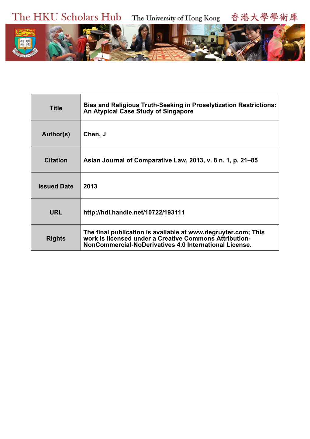 Title Bias and Religious Truth-Seeking In