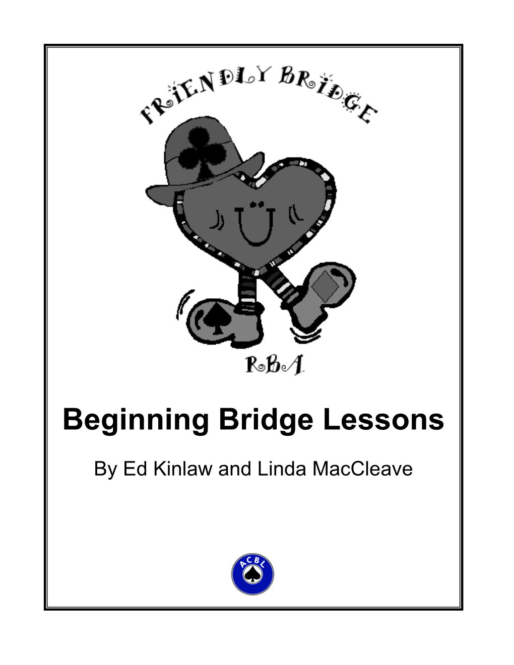 Friendly Bridge Book