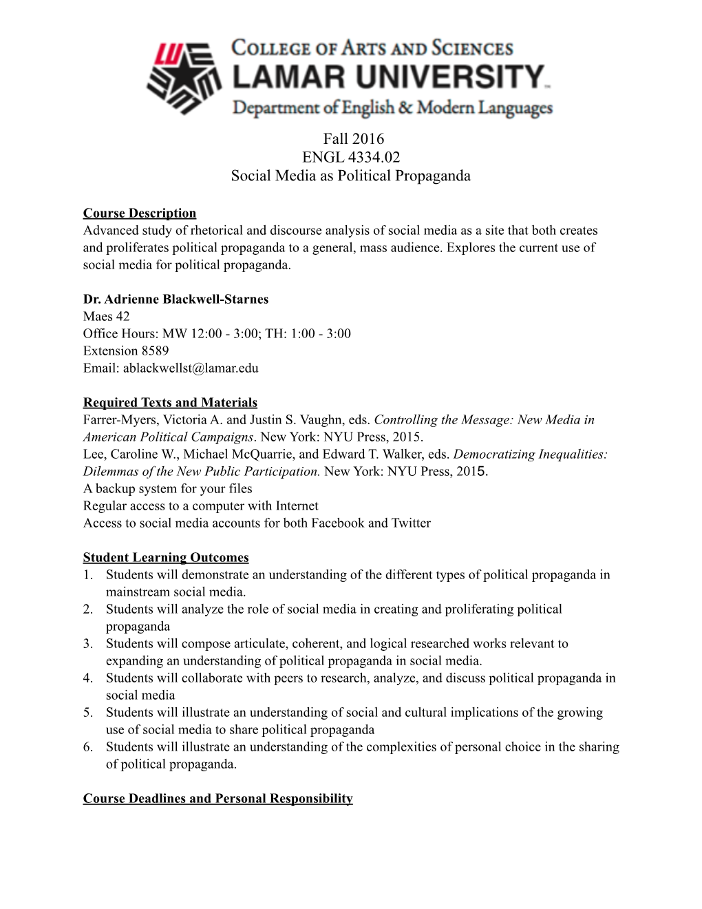 2016 Grad Syllabus