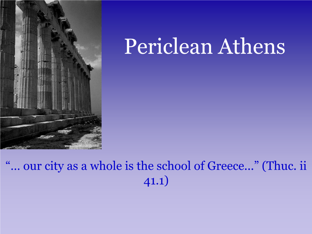 Periclean Athens