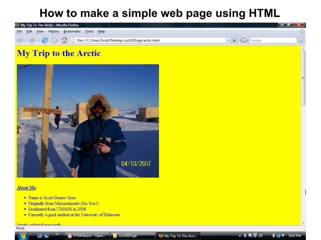 How to Make a Simple Web Page Using HTML