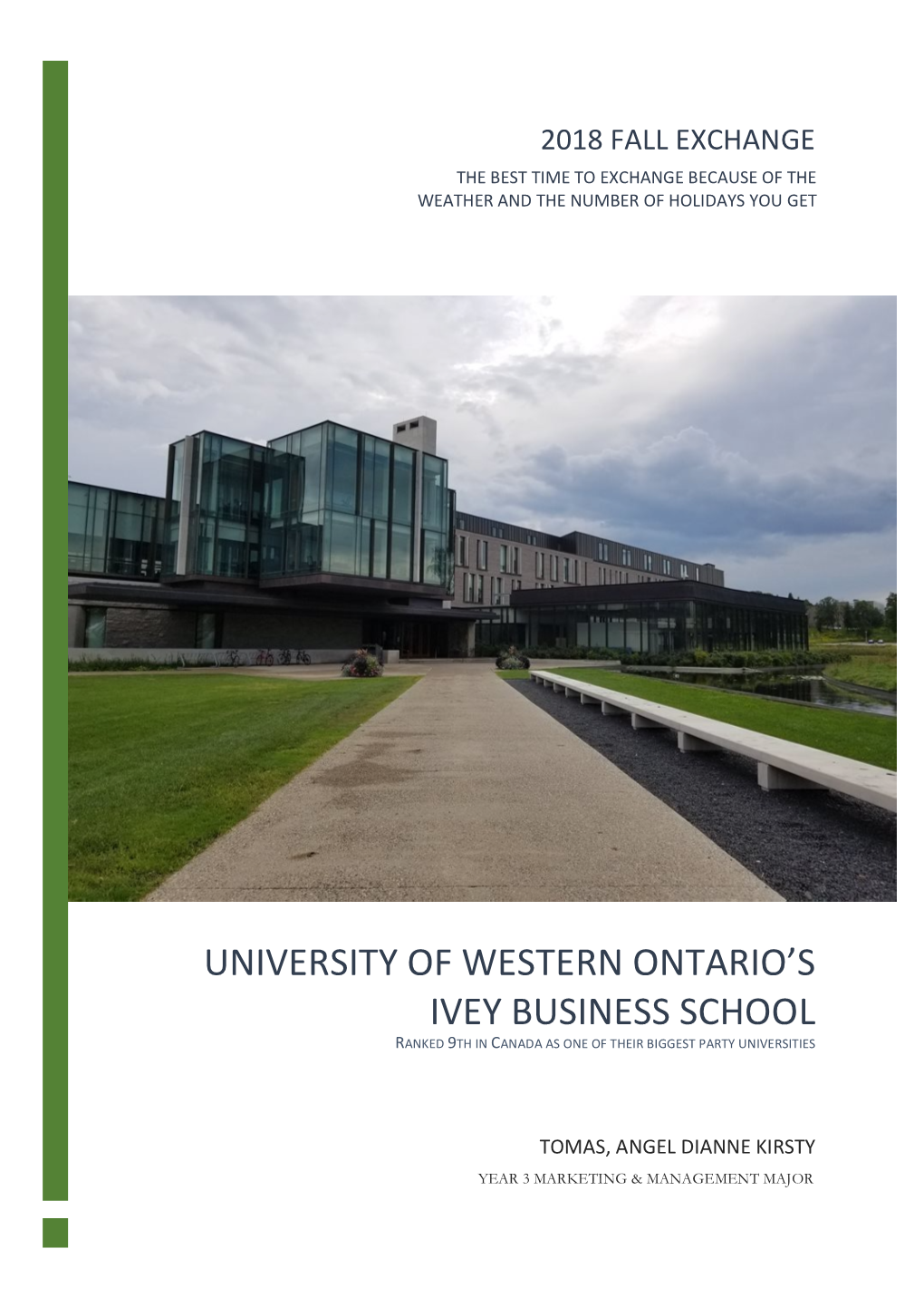 University of Western Ontario's Ivey Business