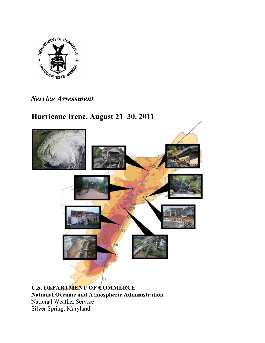 Service Assessment Hurricane Irene, August