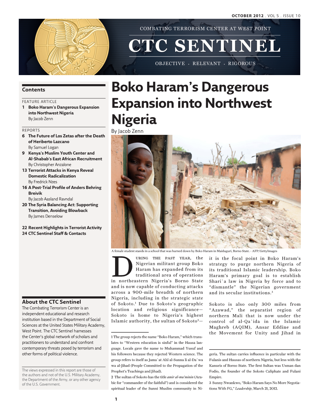 Boko Haram's Dangerous Expansion Into Northwest Nigeria