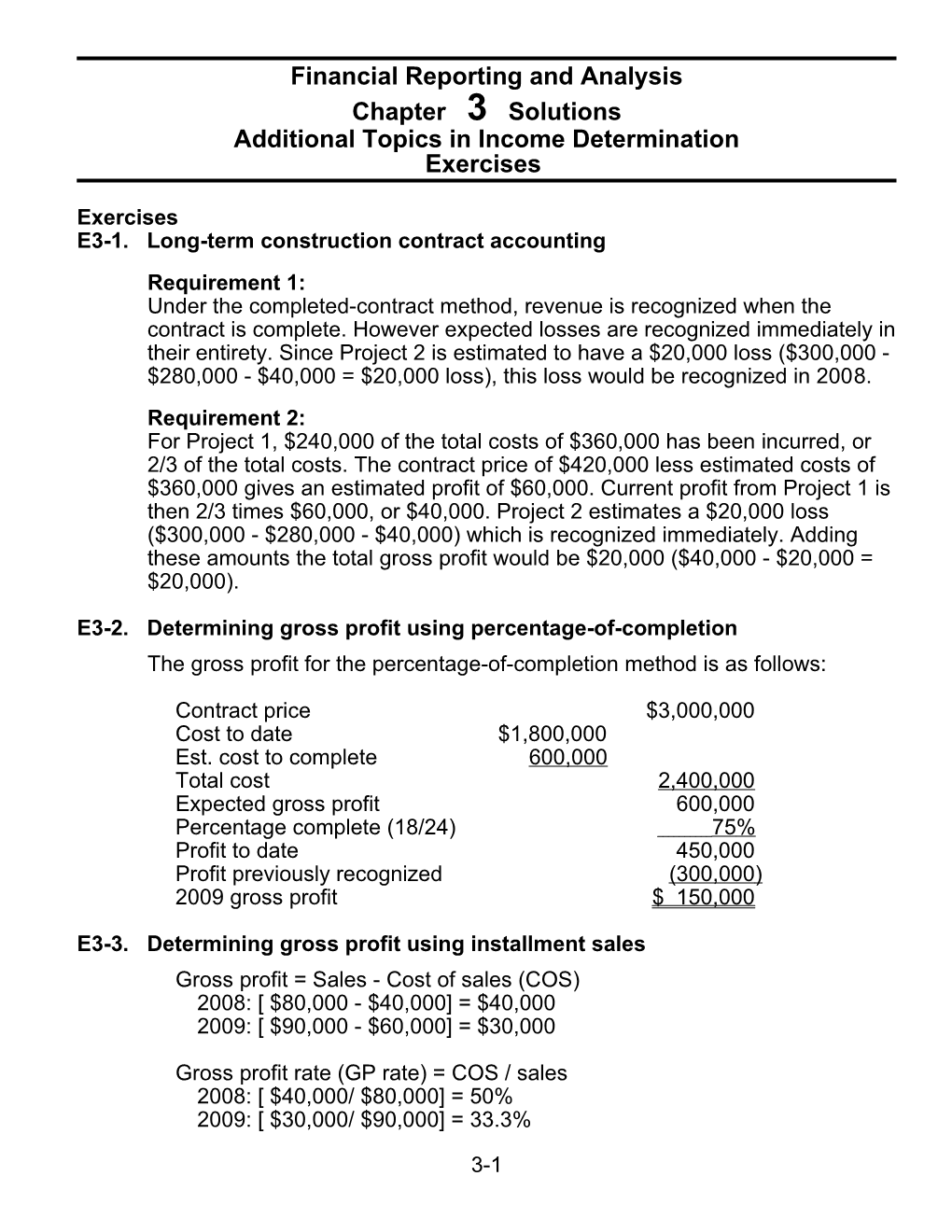 Financial Reporting And Analysis