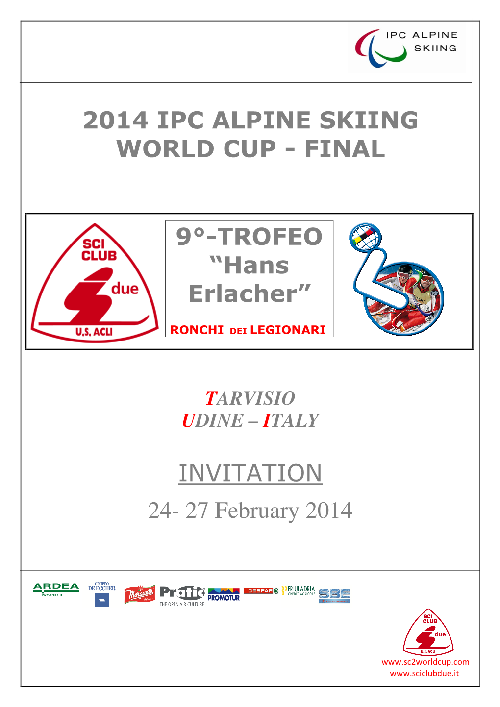 2014 Ipc Alpine Skiing World Cup - Final