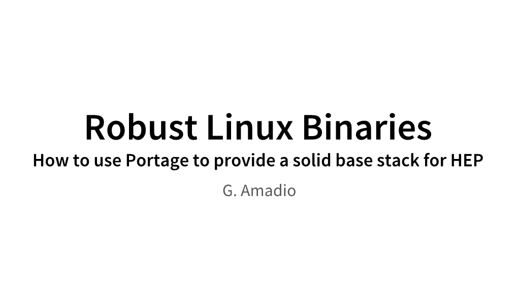 Robust Linux Binaries.Pdf
