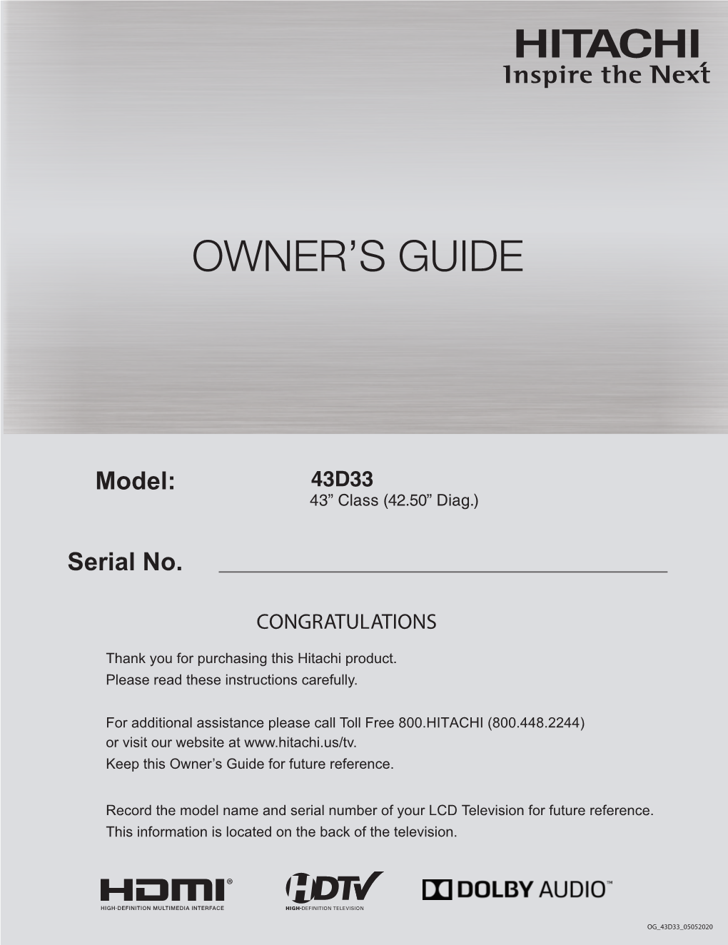 Owner's Guide)