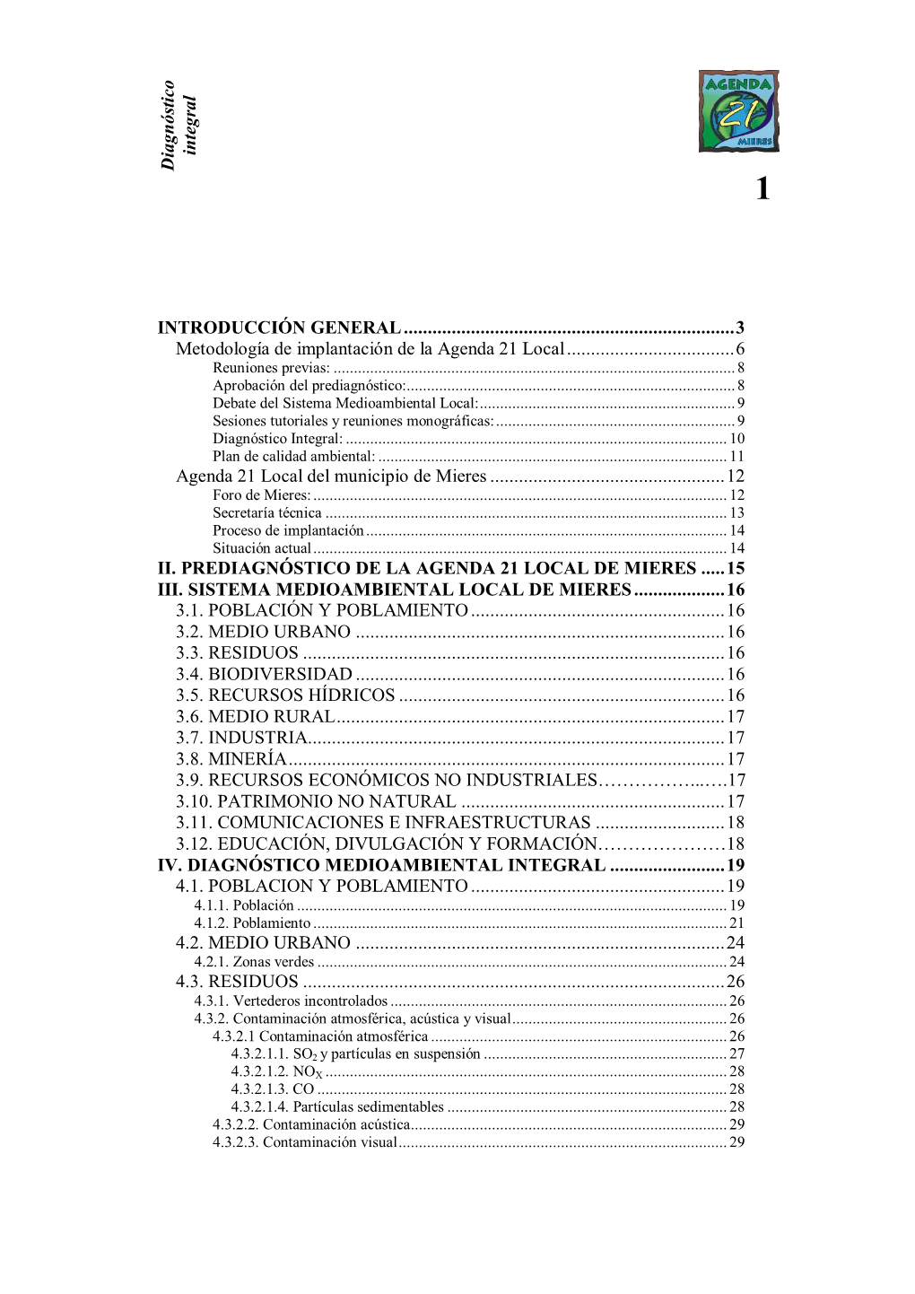 Diagnóstico Ambiental Con El Formato De Una Matriz DAFO