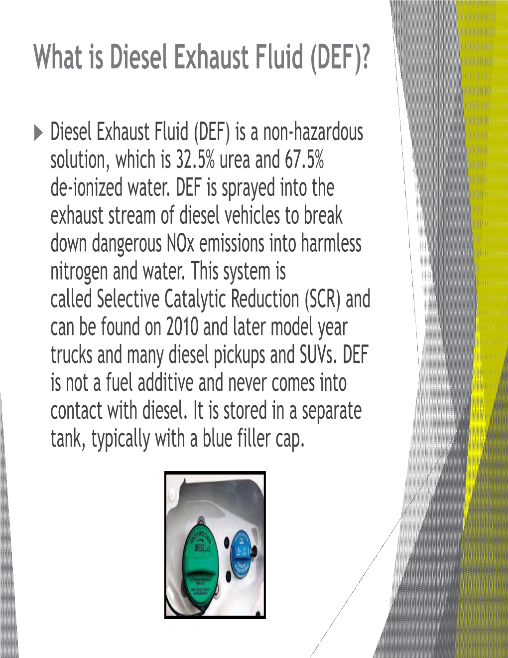 What Is Diesel Exhaust Fluid (DEF)?