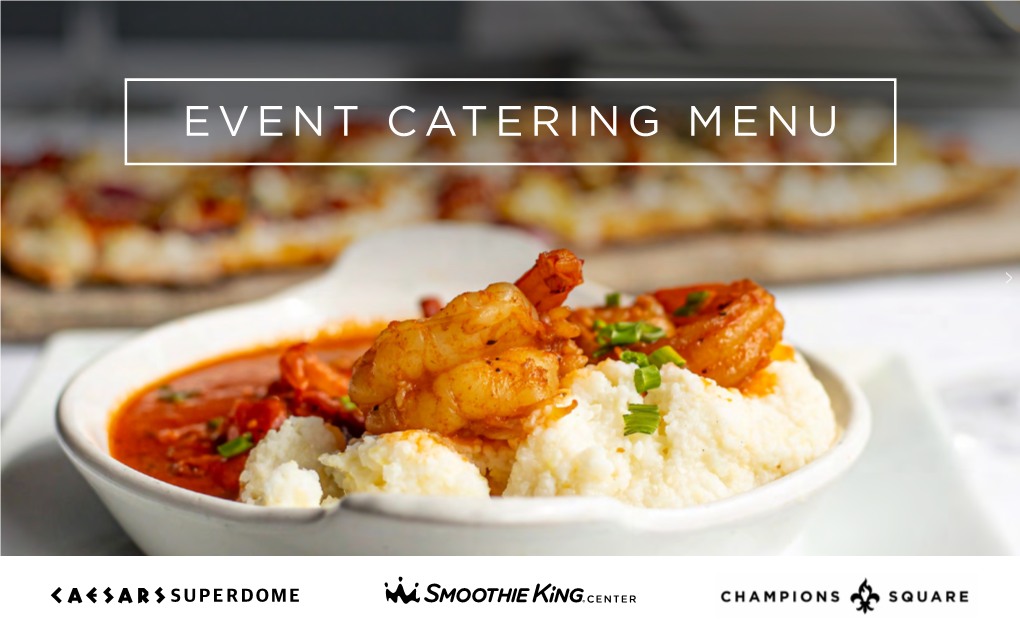 Event Catering Menu