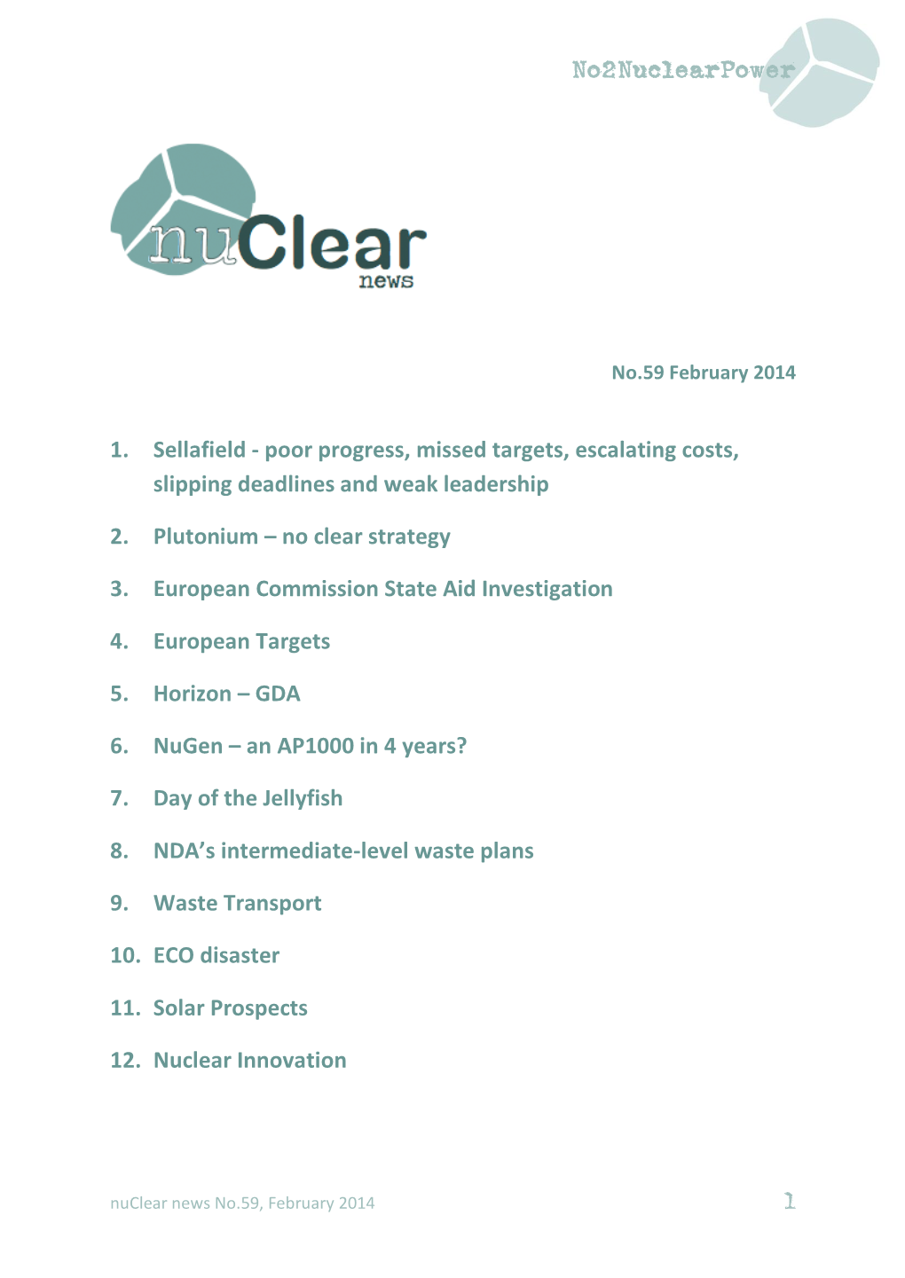 No2nuclearpower 1 1. Sellafield