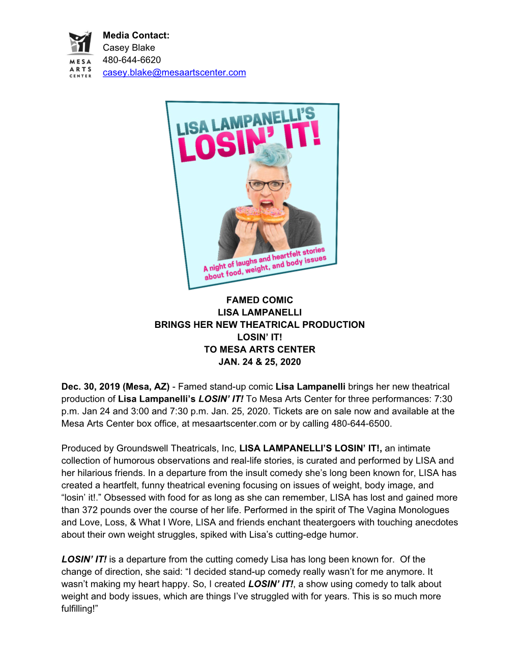 Lisa Lampanelli's LOSIN' IT