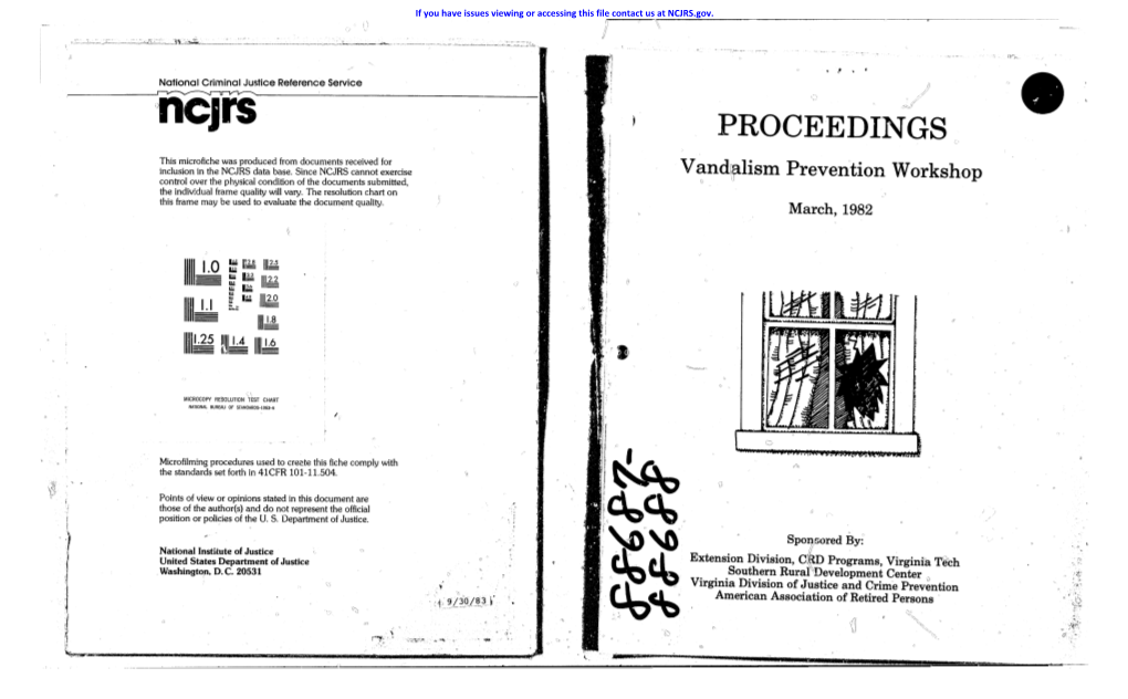 'Ncjrs PROCEEDINGS