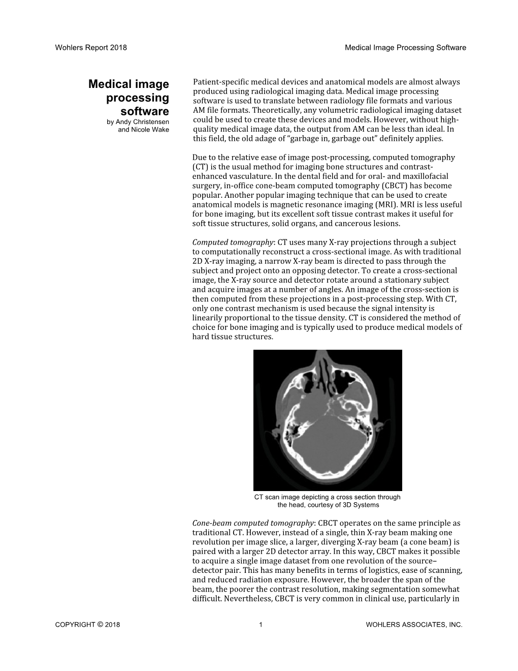 Medical Image Processing Software