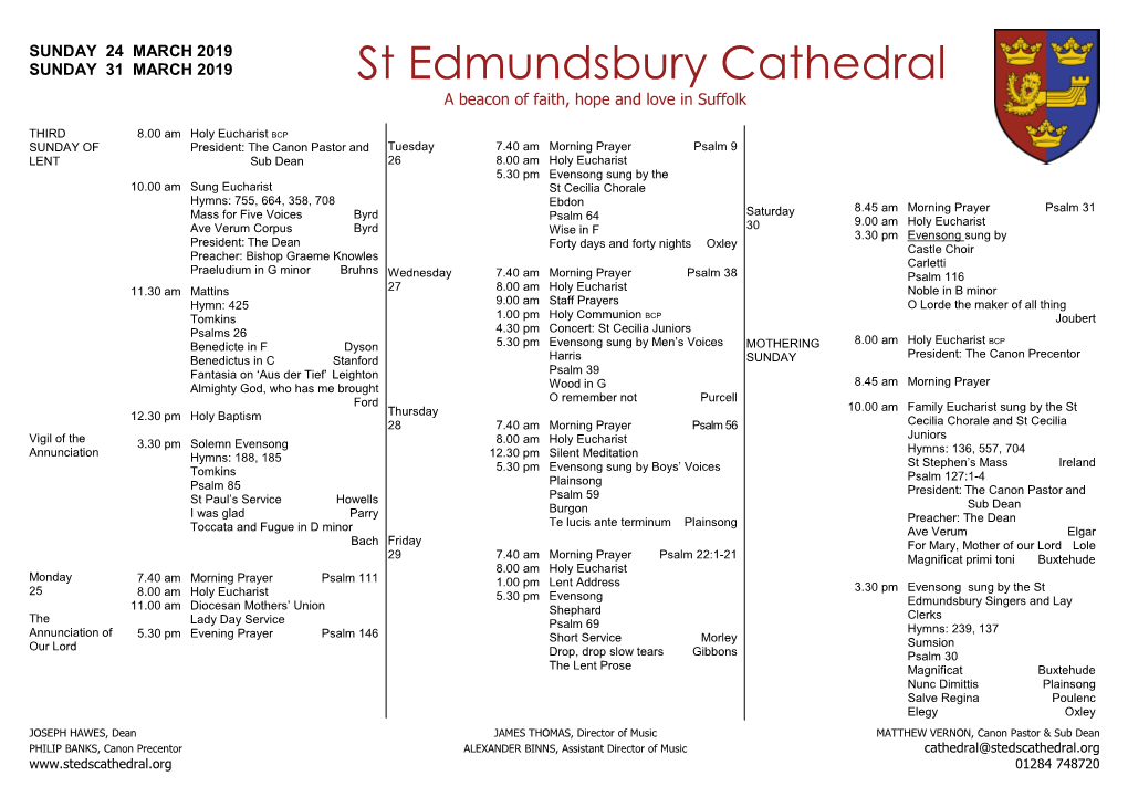 St Edmundsbury Cathedral