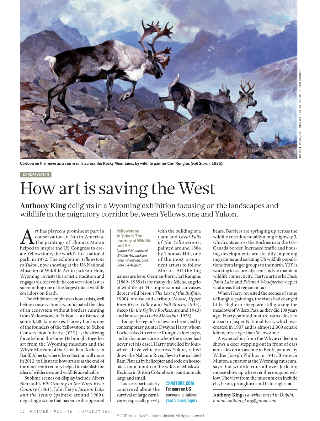 How Art Is Saving the West