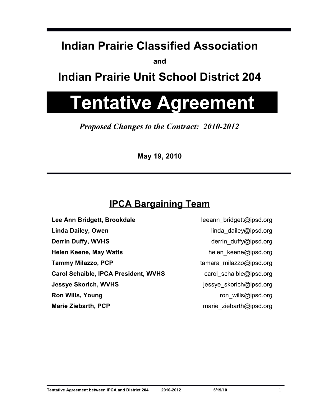 Indian Prairie Education Association