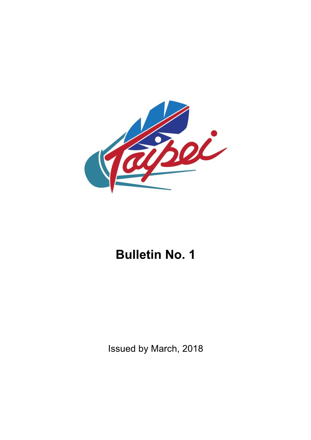 Bulletin No. 1