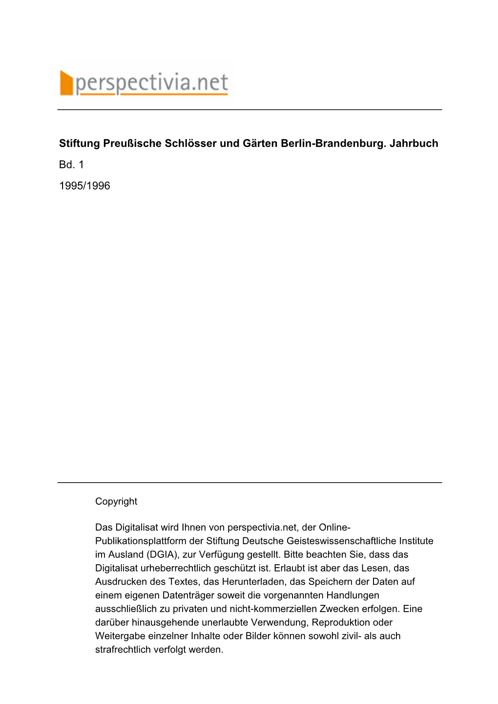 Stiftung Preußische Schlösser Und Gärten Berlin-Brandenburg