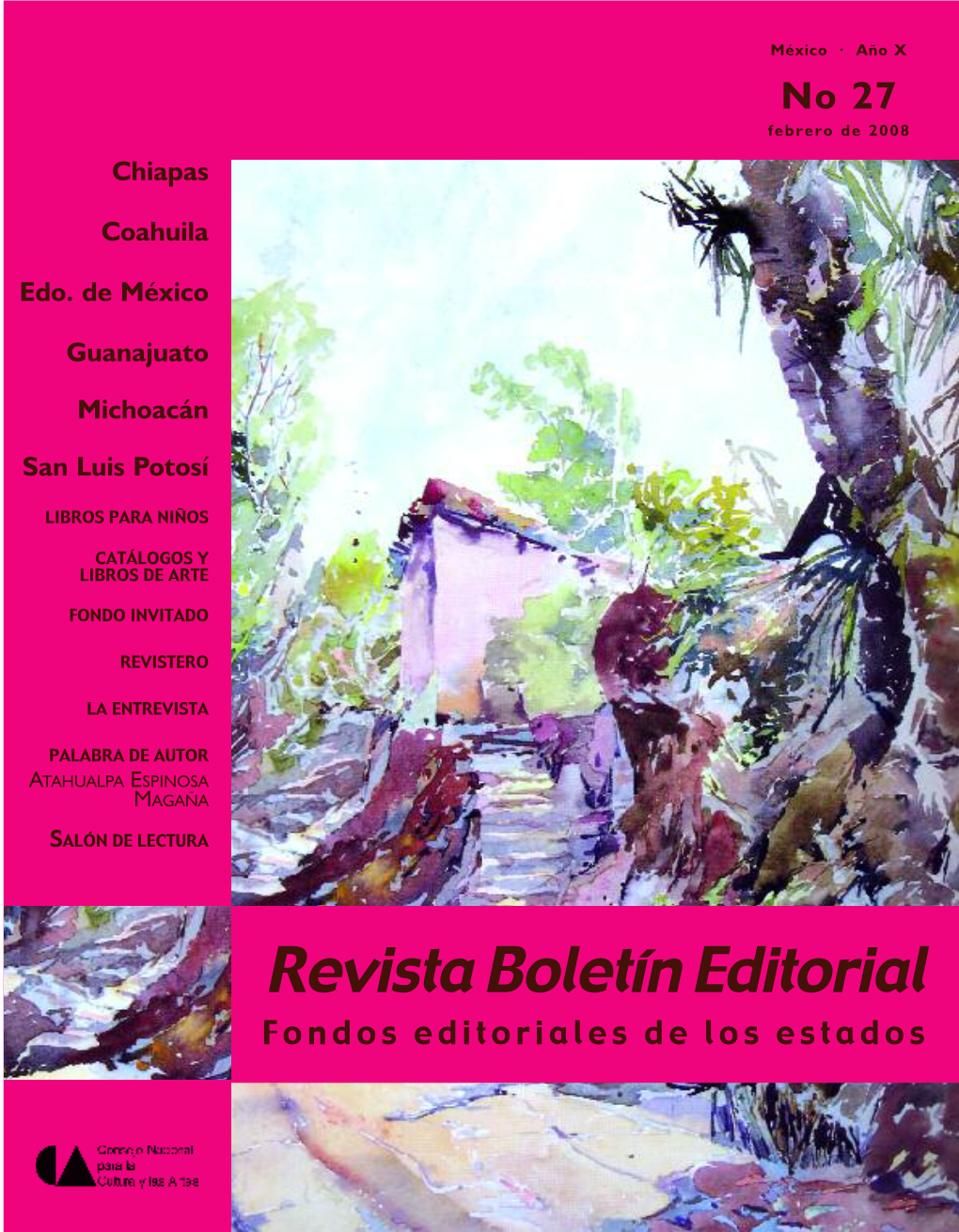 Revista Boletín Editorial Fondos Editoriales De Los Estados