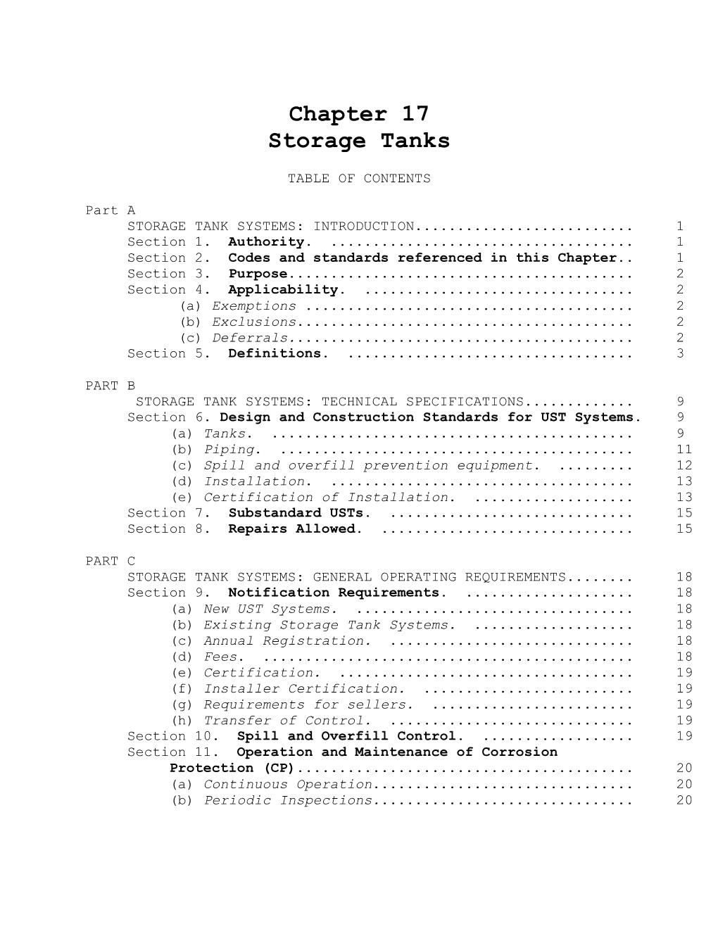 Chapter 17 Storage Tanks