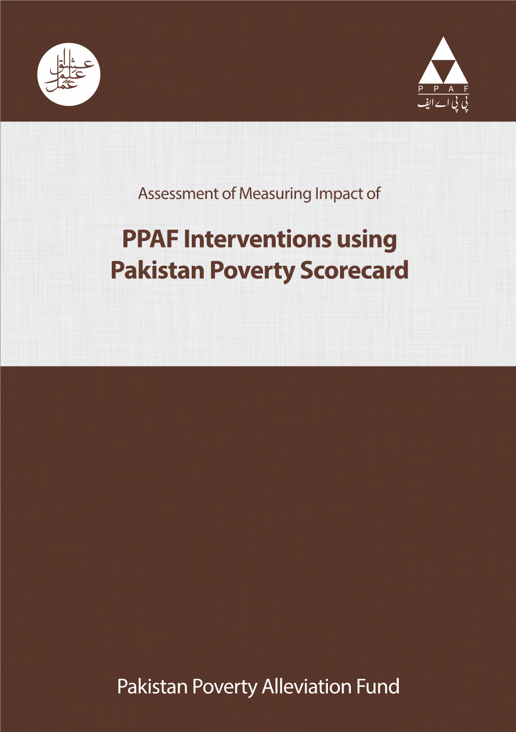 PPAF Interventions Using Pakistan Poverty Scorecard