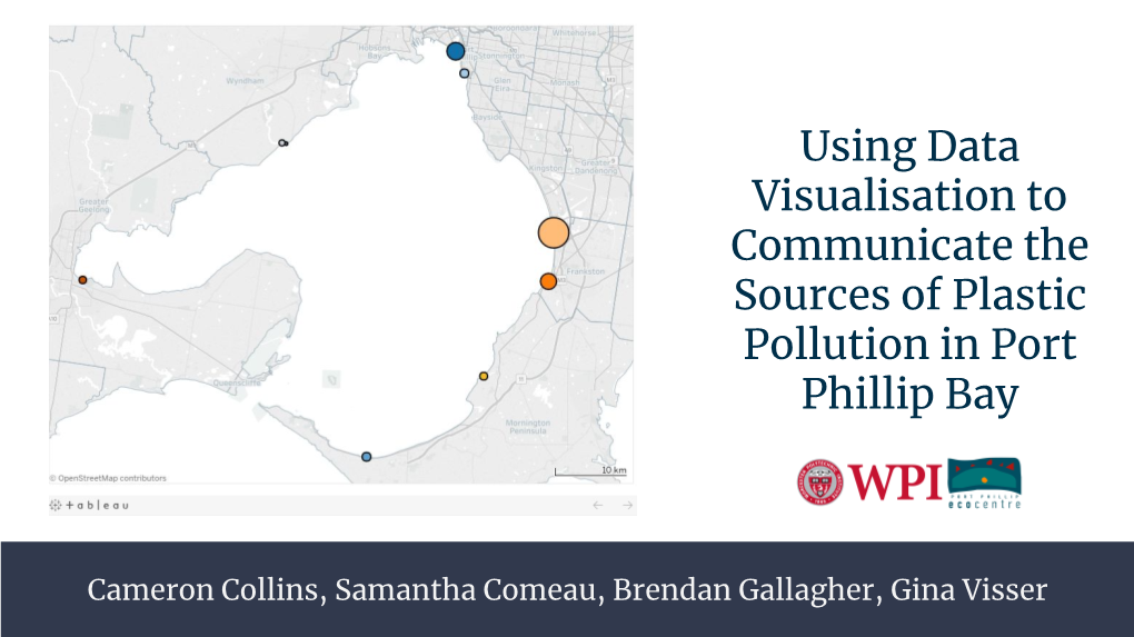 Using Data Visualisation to Communicate the Sources of Plastic Pollution in Port Phillip Bay