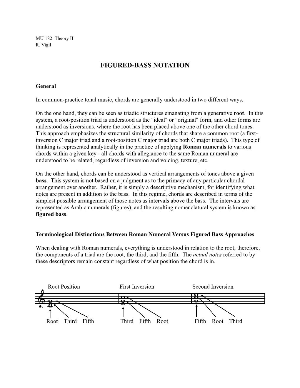 Figured-Bass Notation