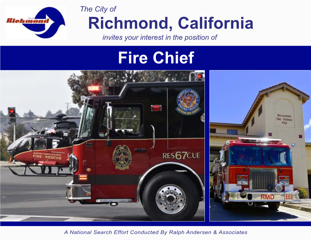 Fire Chief Richmond, California