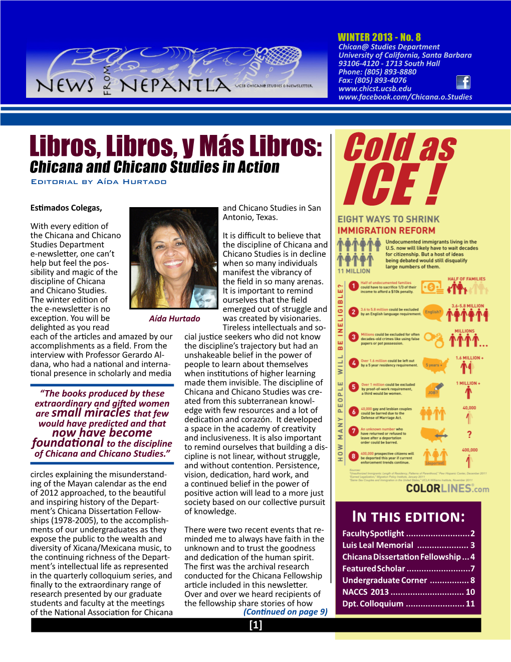 Winter 2013 Newsletter