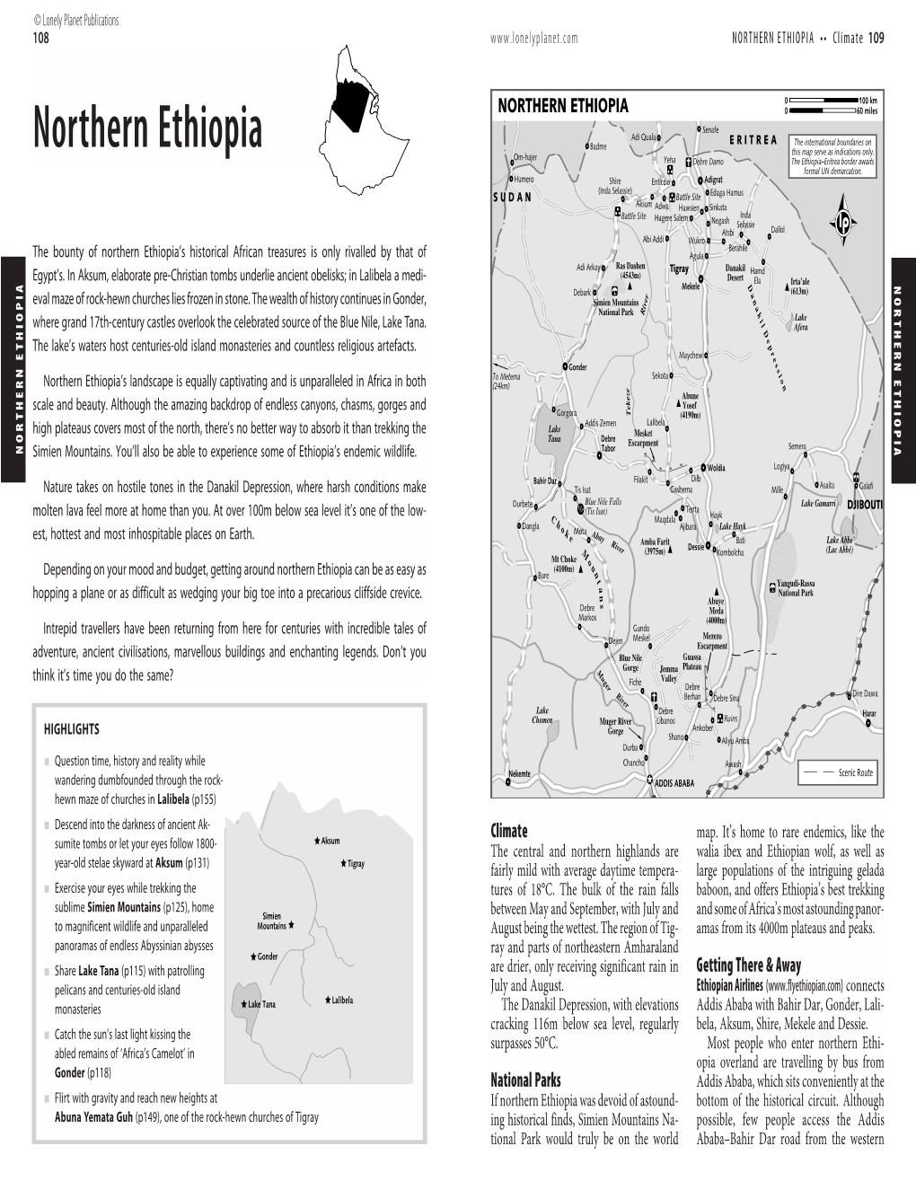 NORTHERN ETHIOPIA Think It’Stimeyoudothesame? Adventure, Buildings Andenchantinglegends