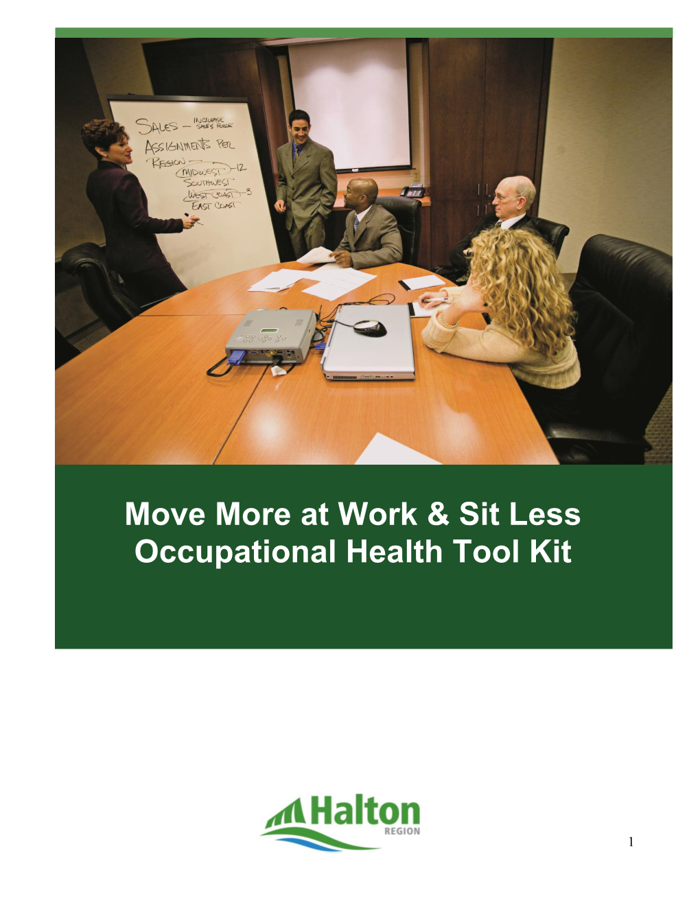 Move More at Work & Sit Less Occupational Health Tool