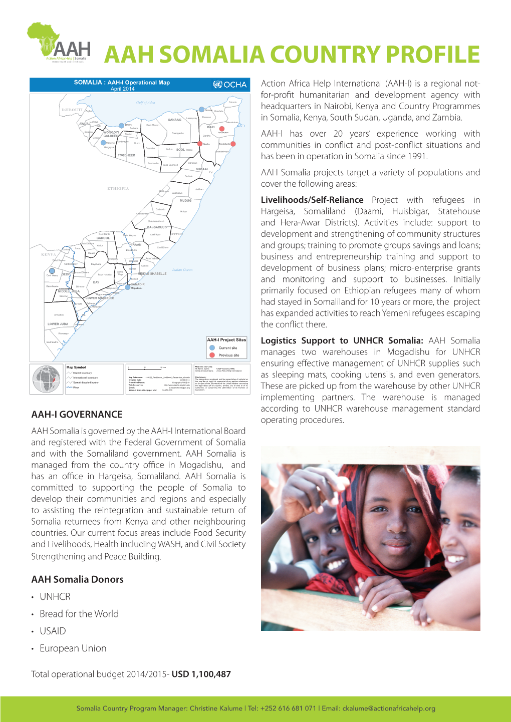 Aah Somalia Country Profile