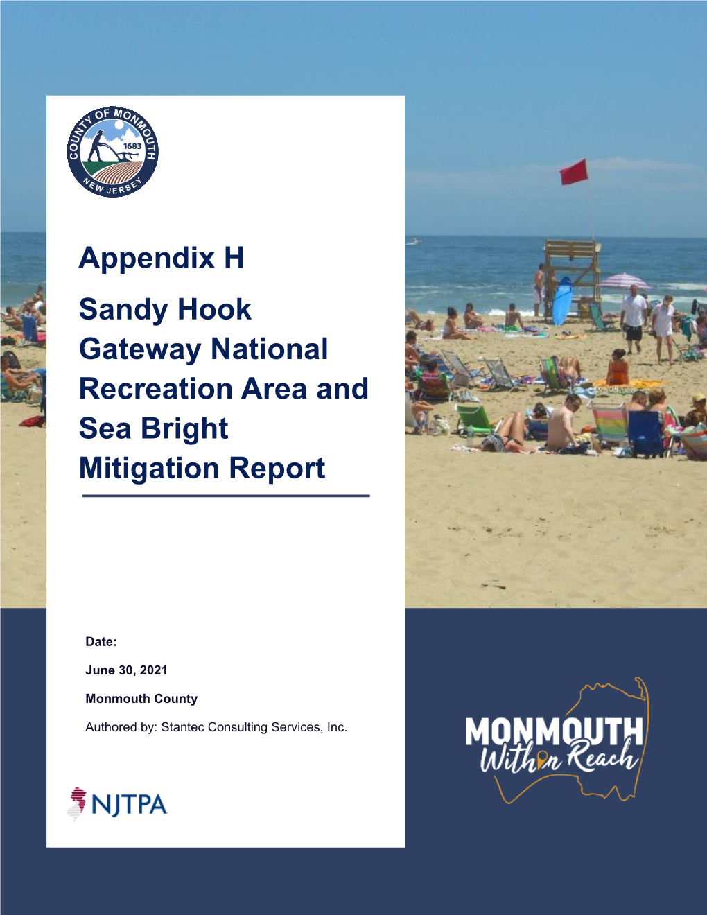 Appendix H Sandy Hook Gateway National Recreation Area and Sea Bright Mitigation Report