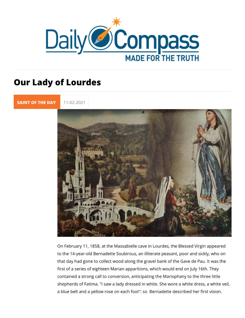 Our Lady of Lourdes