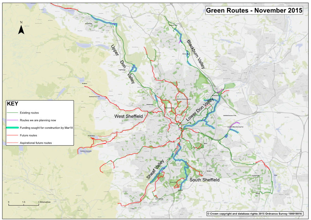 Green Routes - November 2015 Finkle Street Old Denaby Bromley Hoober Bank