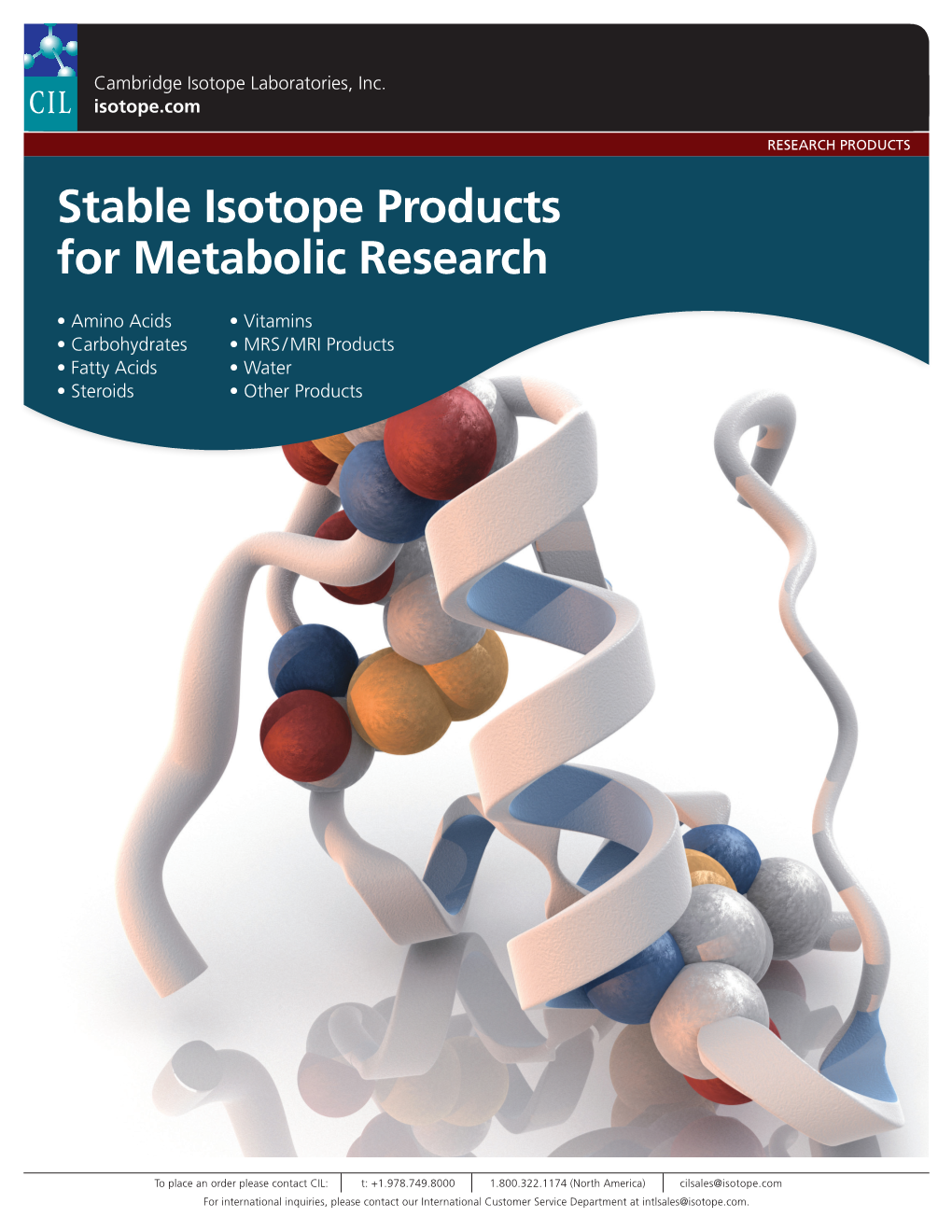 Stable Isotope Products for Metabolic Research