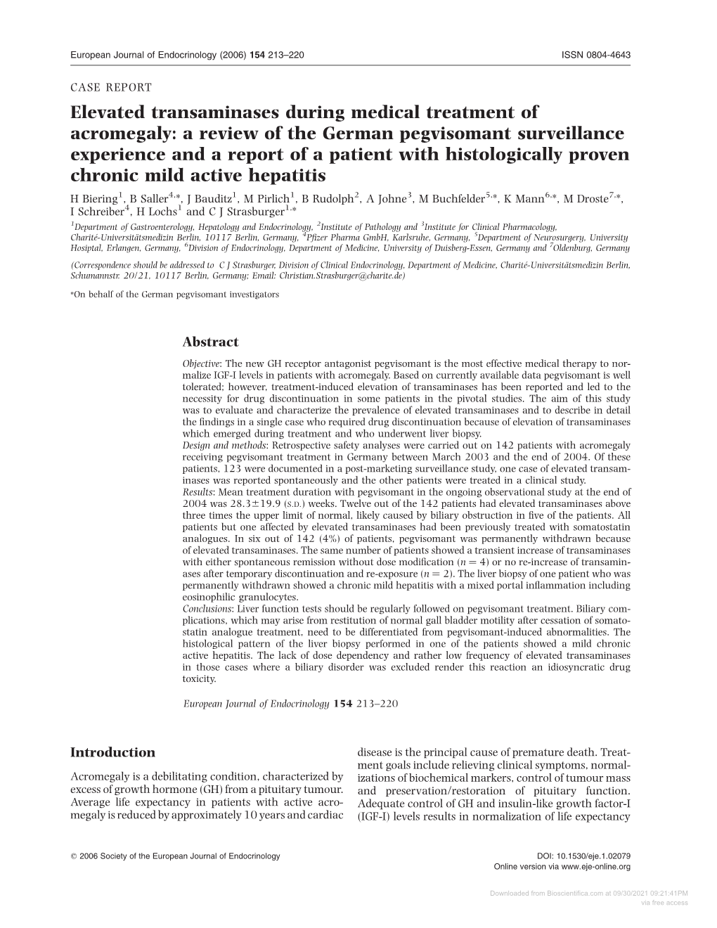 Elevated Transaminases During Medical Treatment of Acromegaly: A