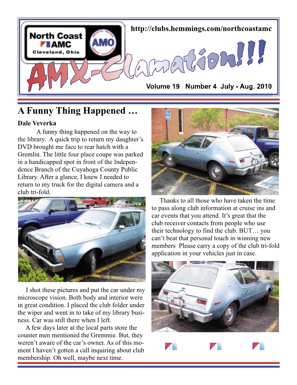 AMX-Clamation!!!Volumevolume 19 Number 4 July - Aug