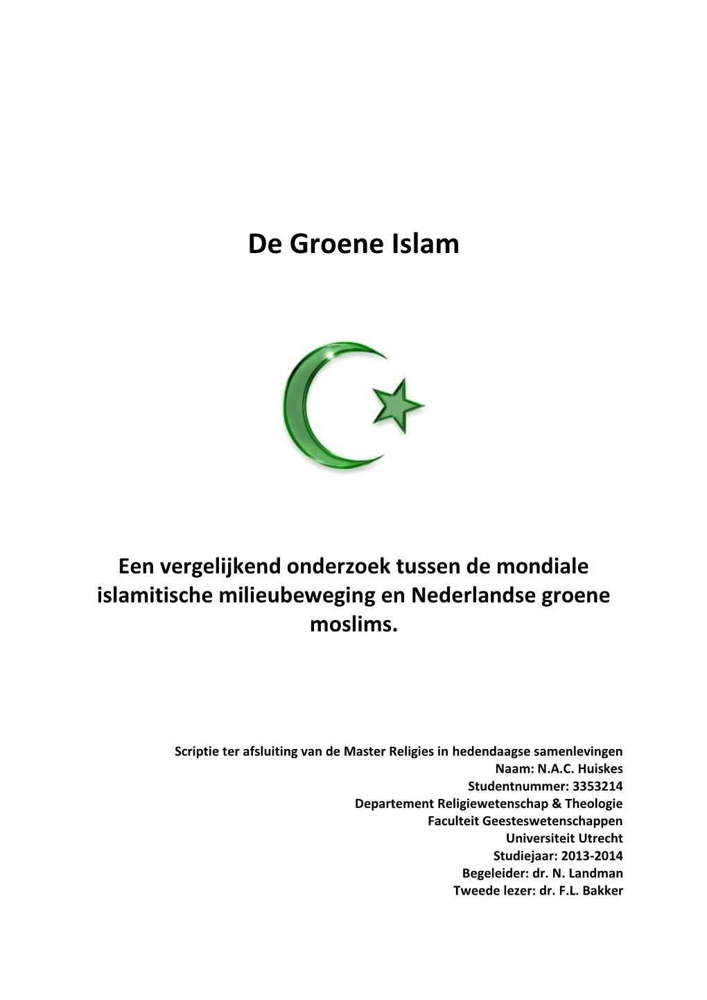 De Groene Islam