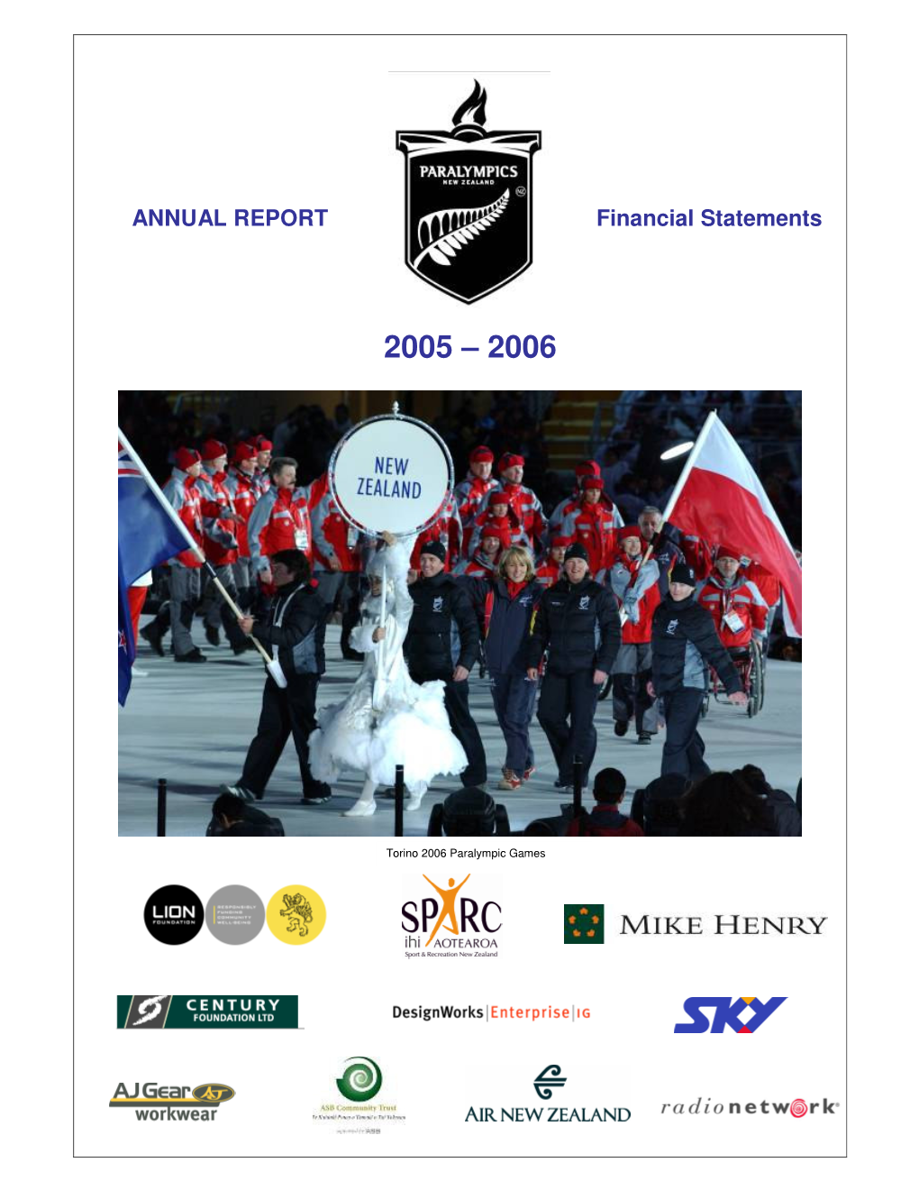 ANNUAL REPORT Financial Statements