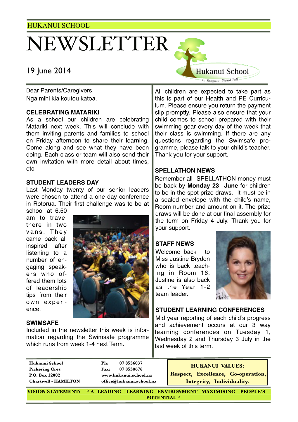 Newsletter 19.6.14