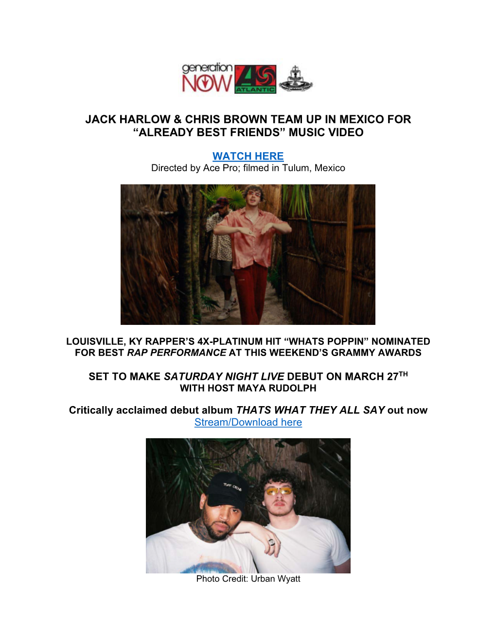 Jack Harlow & Chris Brown Team Up