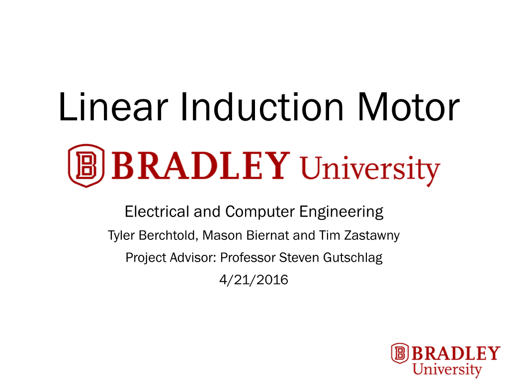 Linear Induction Motor