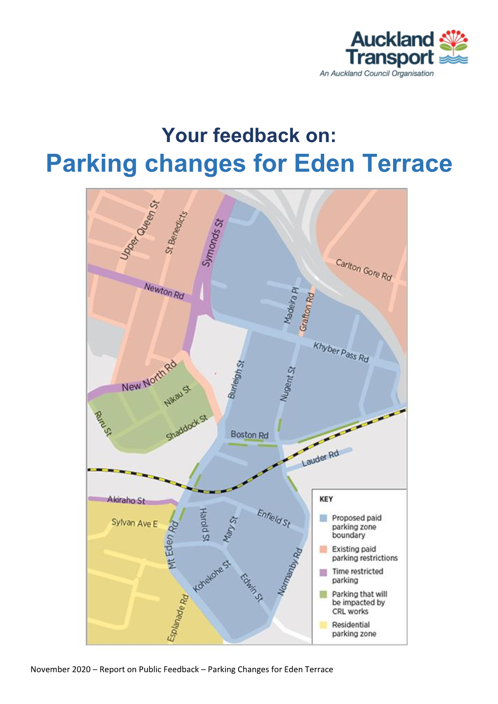 Parking Changes for Eden Terrace